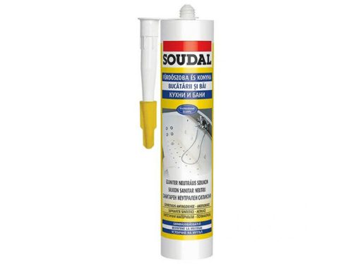 Szilikon, Soudal Szaniter szilikon neutrális fehér 280ml 117974