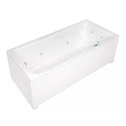   Hidromasszázs kád, Wellis Huron 180 jobbos E-Drive hidromasszázs kád, csaptelep nélkül, WK00197