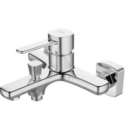   Kádtöltő csaptelep, Invena Glamour Invena Trend zuhanyszett nélkül, króm BW-02-001-V