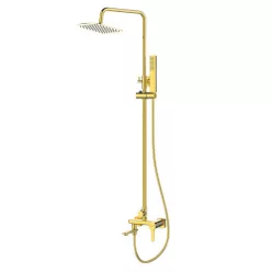   Zuhanyszett, Invena Glamour Invena Trend zuhanyszett, csapteleppel, arany AU-05-B09-V
