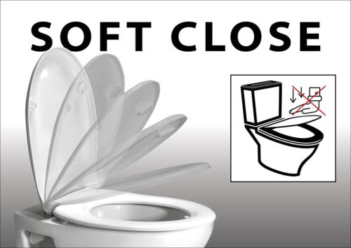 Wc tető, Sapho Isvea Infinity wc-ülőke, soft close, easy take (40KF0200I-S)