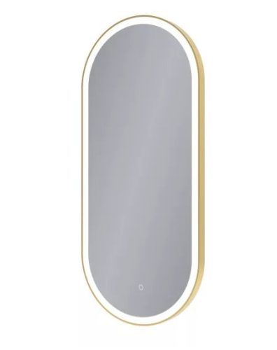 Fürdőszoba tükör, Arezzo design LED ovális, okos tükör, 40x90 cm arany AR-3056