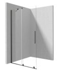 Walk-in, Deante Prizma zuhanyfal, walk-in, 140 cm - csúsztatható, titanium KTJ_D34R