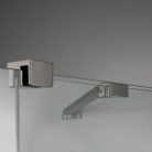 Walk-in, Deante Prizma zuhanyfal, walk-in, 140 cm - csúsztatható, titanium KTJ_D34R