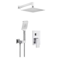   Falba süllyesztett csaptelep, Deante Anemon Bis falsík alatti zuhanyszett, króm NAC_09MP