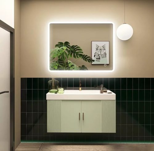 Fürdőszoba tükör, Arezzo design LED tükör 100x70 cm AR-3017