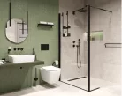 WC papír tartó, Deante Silia fali wc papír tartó, fekete ADI_N211