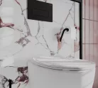 WC papír tartó, Deante Silia fali wc papír tartó, fekete ADI_N211