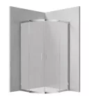 Zuhanykabin, Deante Funkia félköríves zuhanykabin króm+matt üveg 80x80X170 cm KYP_654K