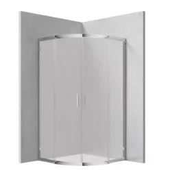   Zuhanykabin, Deante Funkia félköríves zuhanykabin króm+matt üveg 80x80X170 cm KYP_654K