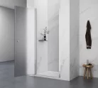 Zuhanyajtó, Aqualine Pilot nyílóajtó, 800mm, Brick üveg PT080W