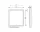 Tükör, TBOSS Floating Mirror Kora 75x80
