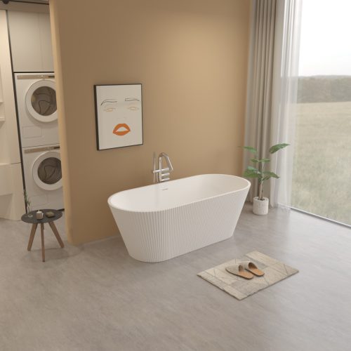 Kád, Aquatrend Alonso Lux szabadonálló kád fehér lefolyóval 170x75