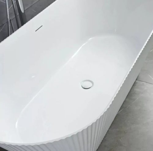 Kád, Aquatrend Alonso Lux szabadonálló kád fehér lefolyóval 170x75