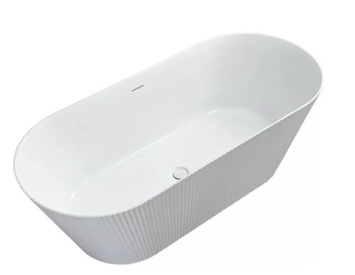 Kád, Aquatrend Alonso Lux szabadonálló kád fehér lefolyóval 170x75