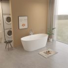 Kád, Aquatrend Lilien szabadonálló kád fehér lefolyóval 170x80