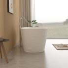 Kád, Aquatrend Lilien szabadonálló kád fehér lefolyóval 170x80