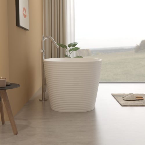 Kád, Aquatrend Lilien szabadonálló kád fehér lefolyóval 170x80