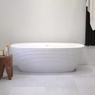 Kád, Aquatrend Lilien szabadonálló kád fehér lefolyóval 170x80