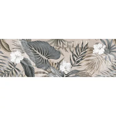 Dekorlap, KAI Epoca Deco set Hibiscus Beige 2x24,4x74,4