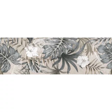 Dekorlap, KAI Epoca Deco set Hibiscus Beige 2x24,4x74,4