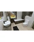 WC, Roltechnik Solider Vera monoblokkos wc soft-close ülőkével