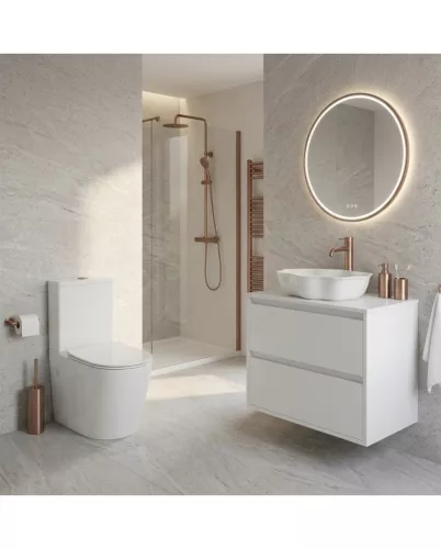 WC, Roltechnik Solider Vera monoblokkos wc soft-close ülőkével