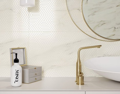 Dekorlap, Paradyz Daybreak Bianco INSERTO POLYSK 29,8x59,8