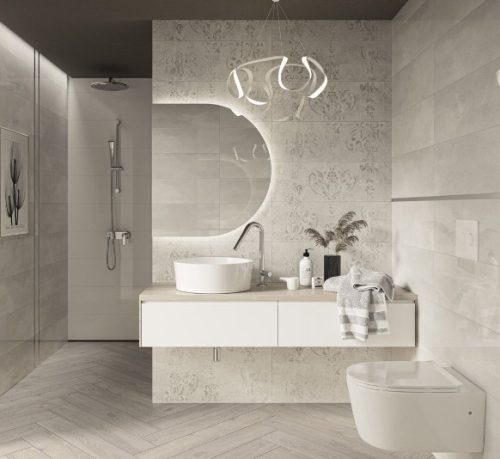 Csempe, Paradyz Silence Silver POLYSK 25x75