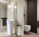 Csempe, Paradyz Serene Bianco MAT 25x75