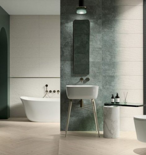 Csempe, Paradyz Nightwish Bianco STRUKTURA A MAT 25x75