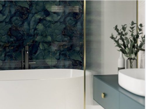 Dekorlap, Paradyz Uniwersalny Panel Szklany Navy 3x25x75