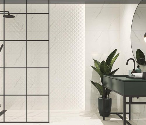 Csempe, Paradyz Livia Bianco POLYSK rekt. 25 x 75