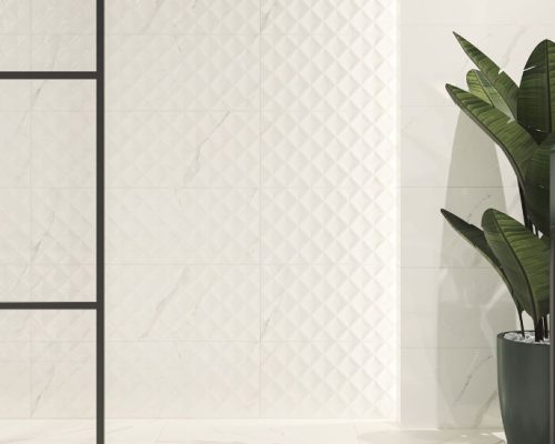 Csempe, Paradyz Livia Bianco STR rekt. 25 x 75