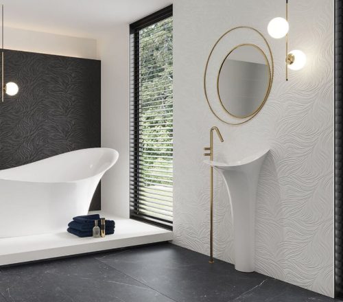 Csempe, Paradyz Elegant Surface Bianco STRUCTURE A 29,8x89,8