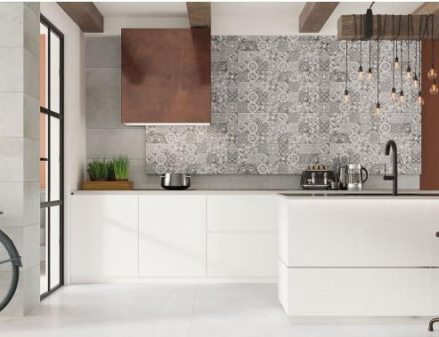 Dekorlap, Paradyz Pure City Grys DECOR 29,8x89,8