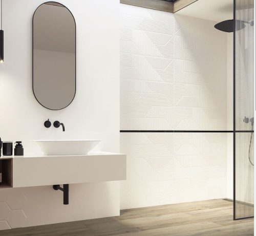 Csempe, Paradyz Woodskin Bianco STRUCTURE B 29,8x89,8