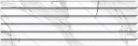 Csempe, Valore CARRARA RELIEVE STRIPE BLANCO BRILLO G 20x60