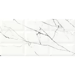 Csempe, Cersanit ARCE WHITE STRUCTURE GLOSSY 29,7X60 G1