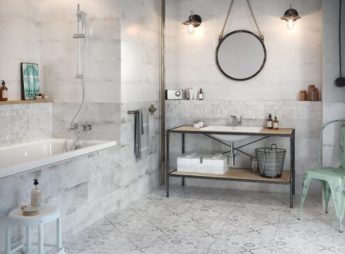 Dekorlap, Cersanit CONCRETE STYLE INSERTO PATCHWORK 42X42