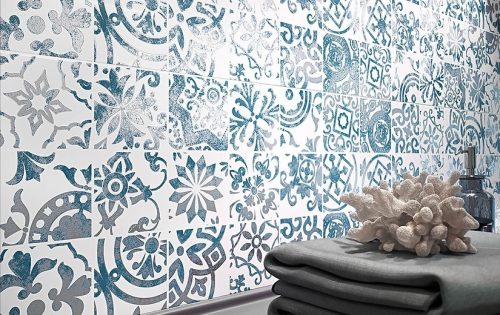 Dekorlap, Cersanit DEKORINA WHITE INSERTO MATT 29,7X60