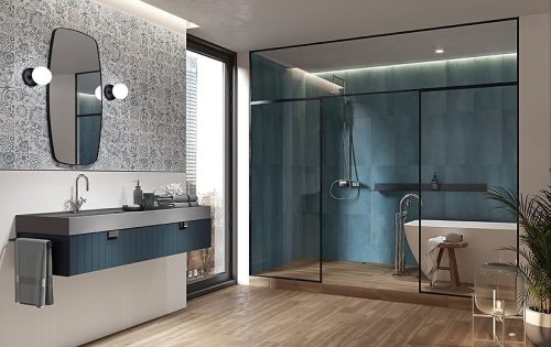 Dekorlap, Cersanit DEKORINA WHITE INSERTO MATT 29,7X60