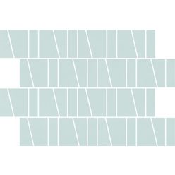 Dekorlap, Cersanit ZAMBEZI GREEN TRAPEZE MOSAIC MATT 20X29,9