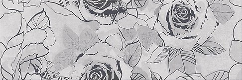 Dekorlap, Cersanit SNOWDROPS INSERTO FLOWER 20X60