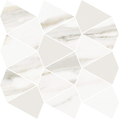 Dekorlap, Cersanit GOLD WISH WHITE MOSAIC GLOSSY 29,7X29,7