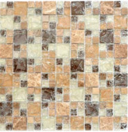 Mozaik, Aita Fizz Beige Cubic 30,5x30,5