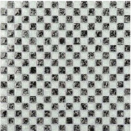 Mozaik, Aita Fizz White+Black 15 30x30