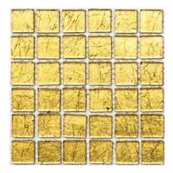 Mozaik, Aita Gold Foil 4,8x4,8szemméret  30x30