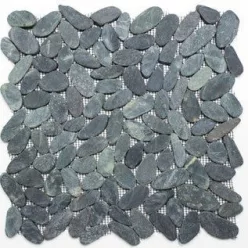 Mozaik, Aita Kavics Black Flat 30,5x30,5