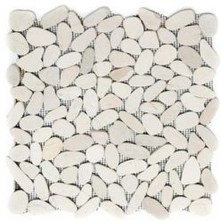 Mozaik, Aita Kavics White Flat 30,5x30,5